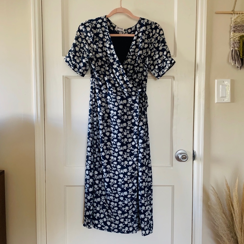 Nordstrom wrap midi dress